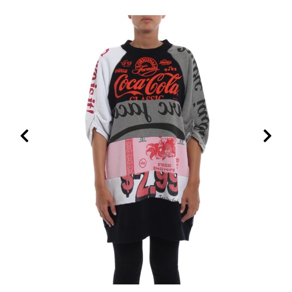 Marc Jacobs Coca Cola patchwork long sweatshirt - Picture 2 of 10